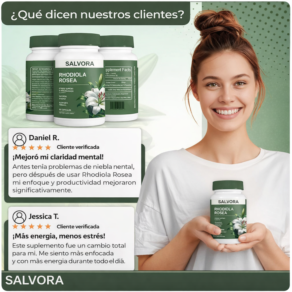 Salvora Rhodiola Roseta Capsulas