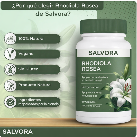 Salvora Rhodiola Roseta Capsulas