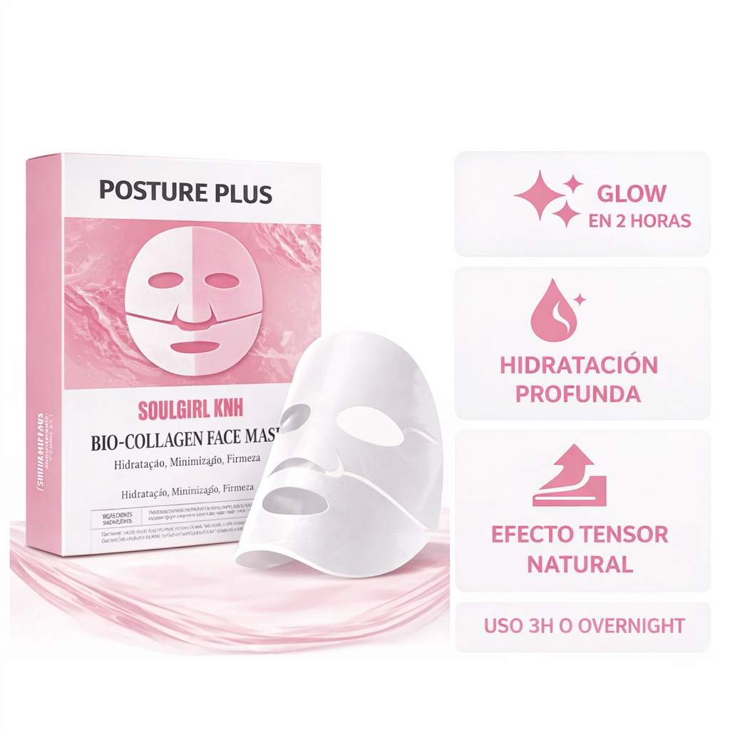 3x1 Mascarillas de Colágeno Coreano – El Secreto de la Piel Perfecta