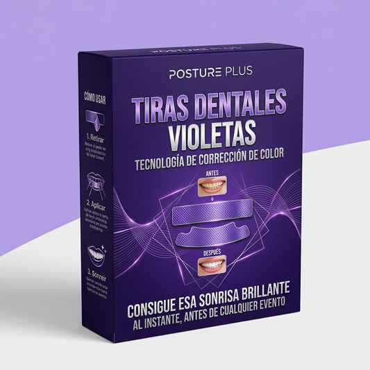 BLANQUEA TU SONRISA Y MANTENE LOS RESULTADOS - TIRAS VIOLETAS