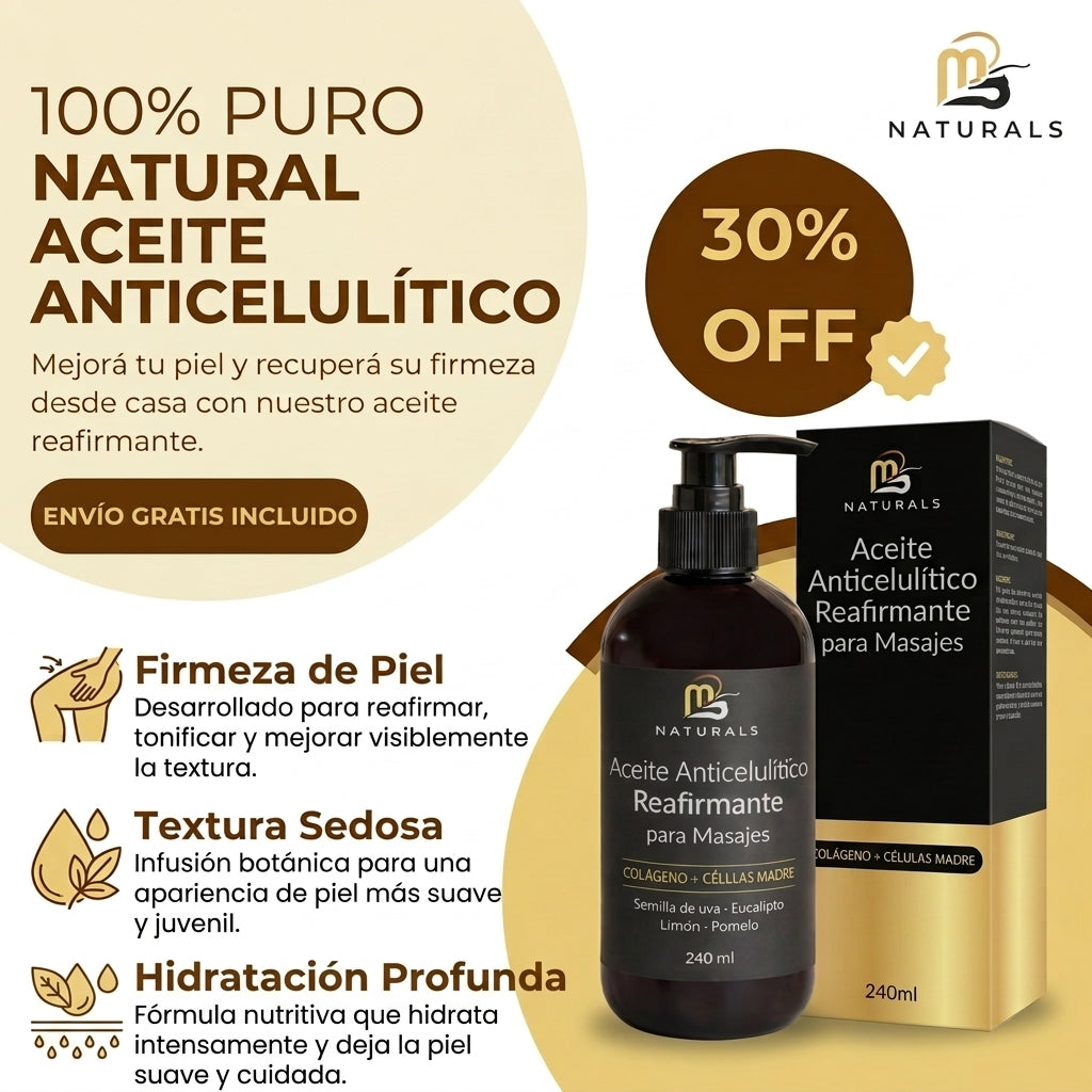 Aceite Anticelulítico Reafirmante PosturePlus™️