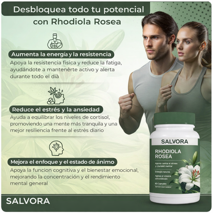Salvora Rhodiola Roseta Capsulas
